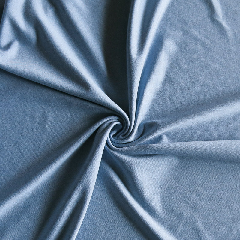 Premium Photo | A blue denim fabric with a faded denim texture